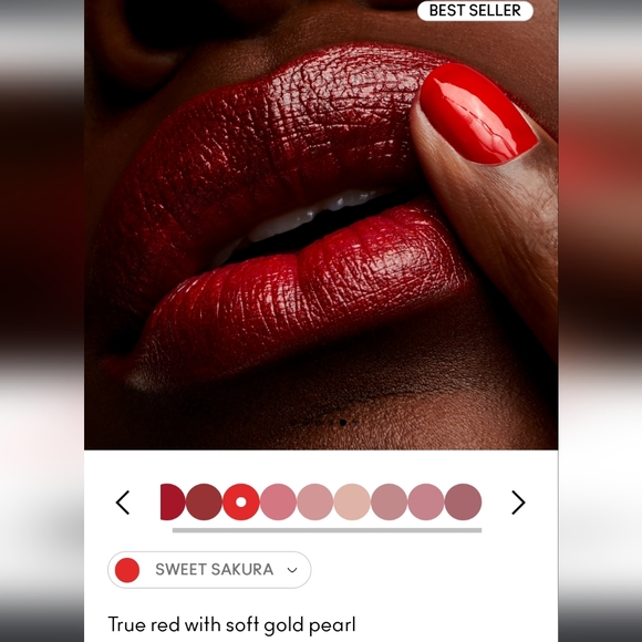 MAC Cremesheen Lipstick Red Sweet Sakura - Picture 5 of 6